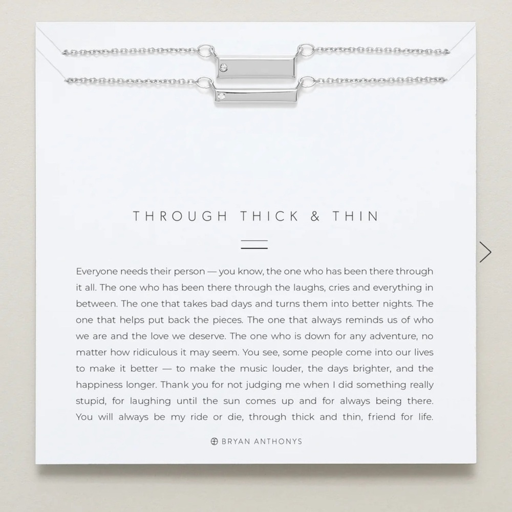 Bryan Anthonys Silver Necklace Set